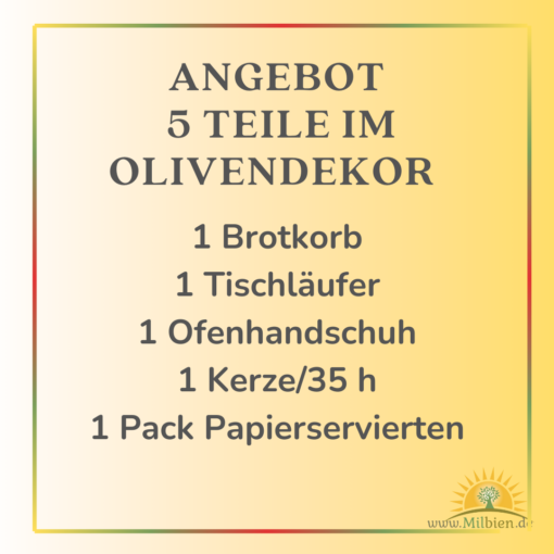 Angebot Olivendekor List